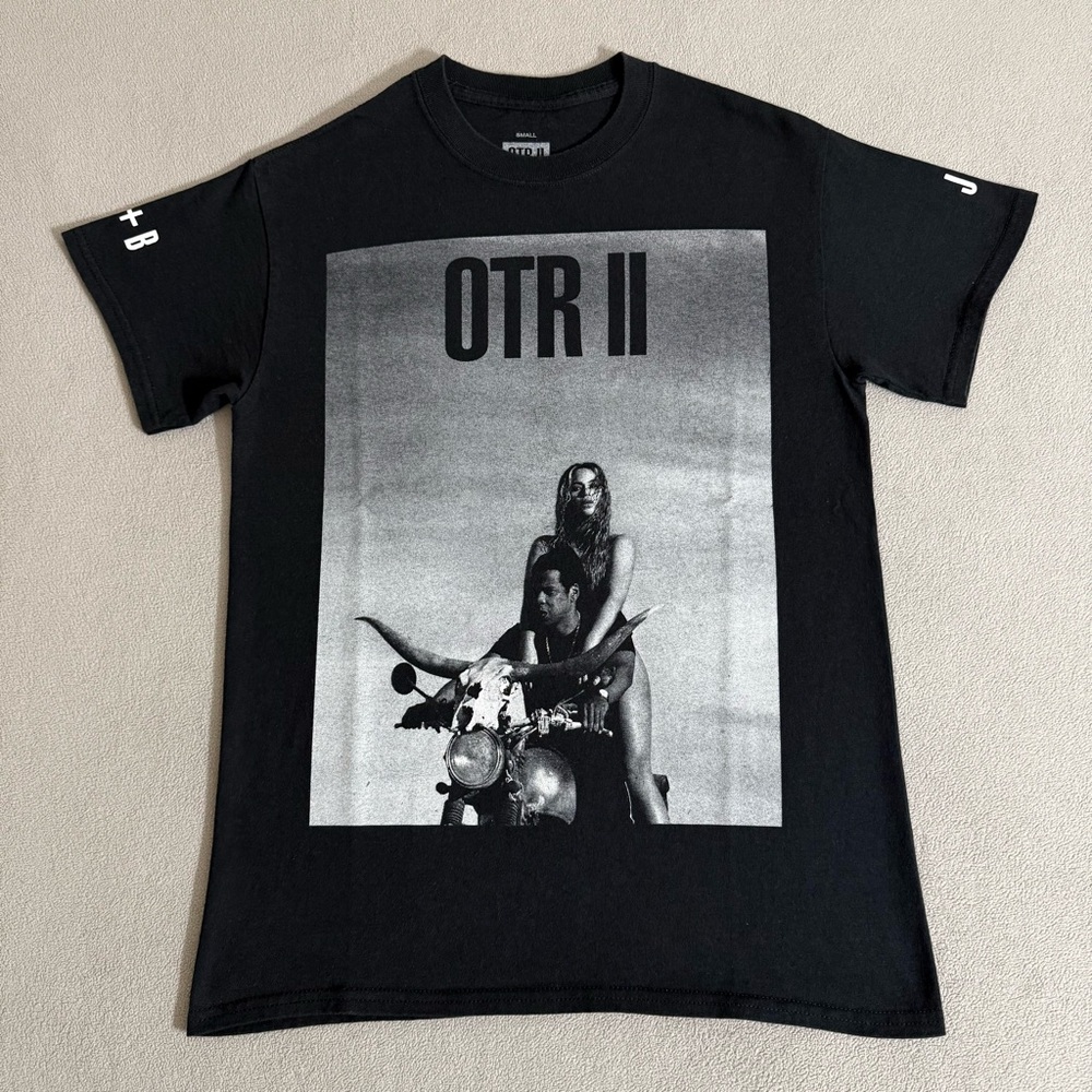 Vintage Jay-Z Beyonce On The Run Tour T-shirt Size S Hip Hop Rap Streetwear Y2K